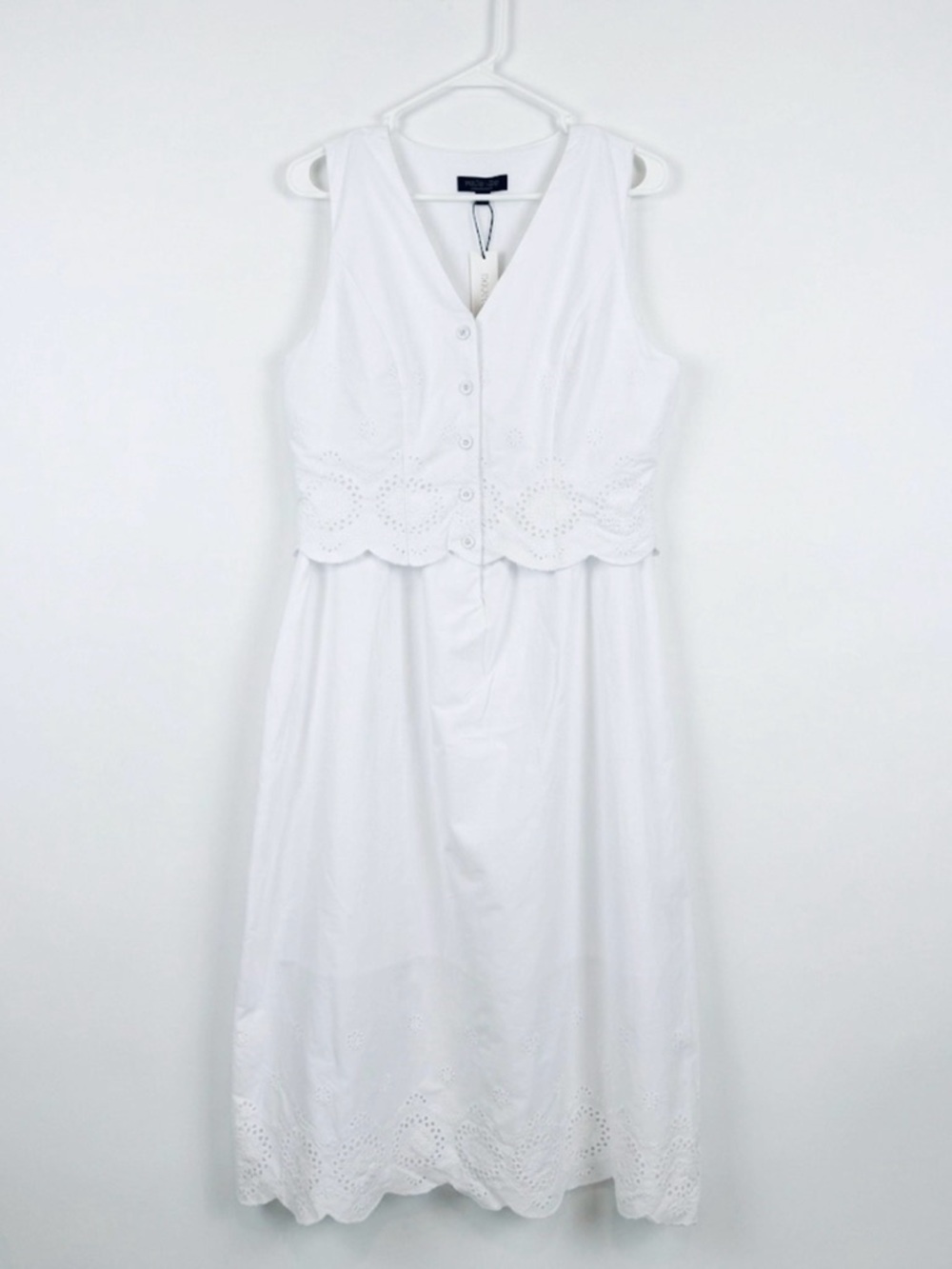 Rachel Zoe White Eyelet Maxi Dress - Picture 2 of 10